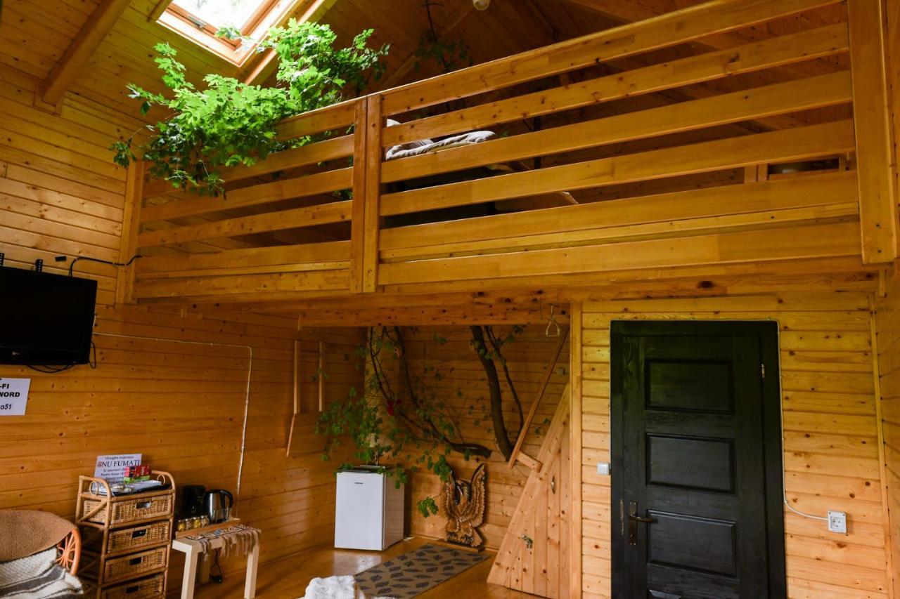 Vila Cuibul Vulturilor - Casuta In Copac Moisei Exteriér fotografie